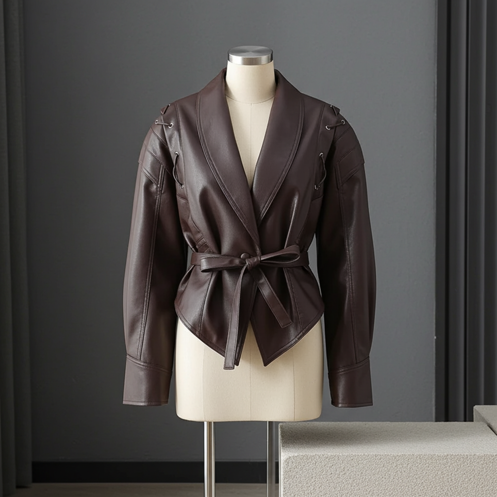 Classic Brown Leather Jacket