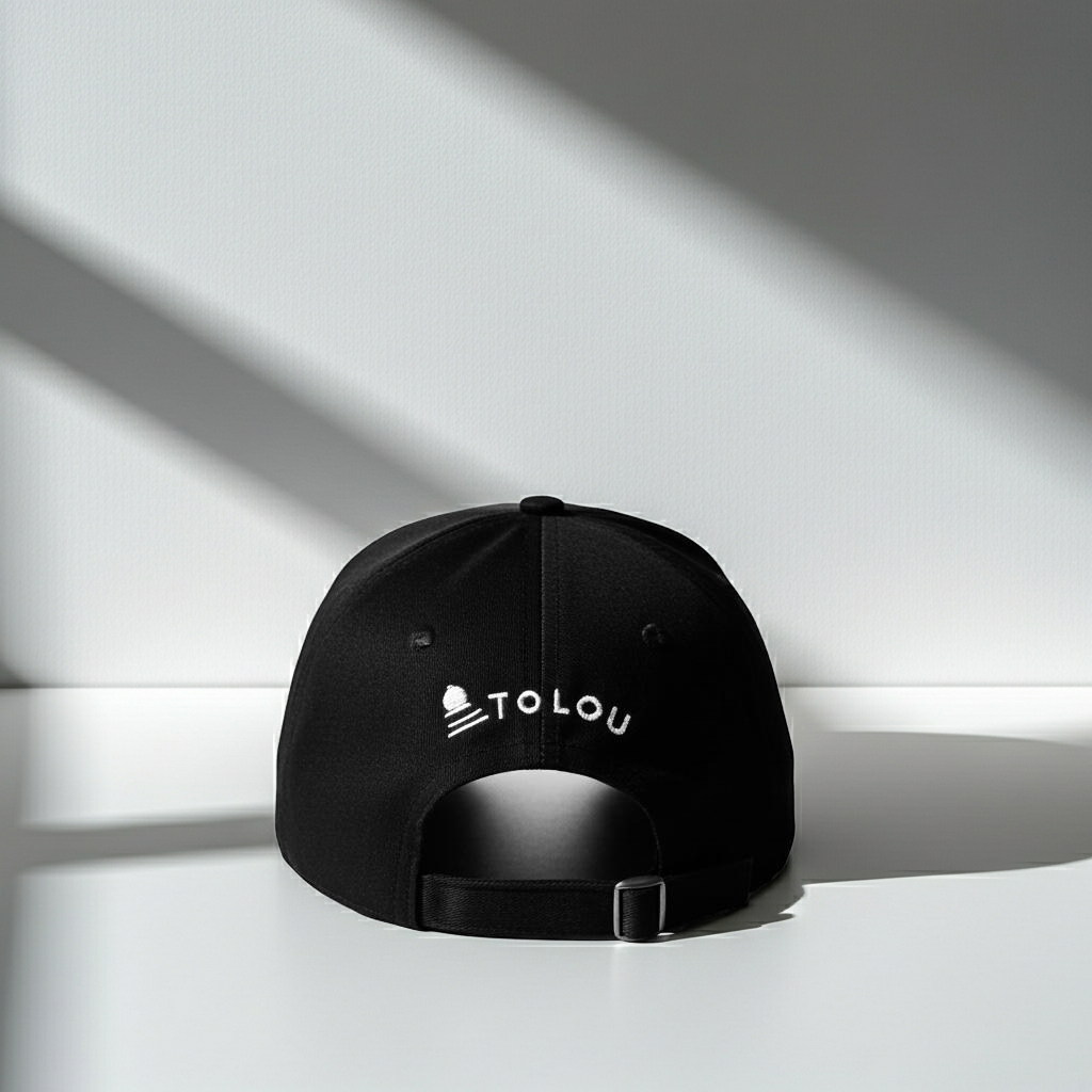 Tolou Drama Masks Black Cap