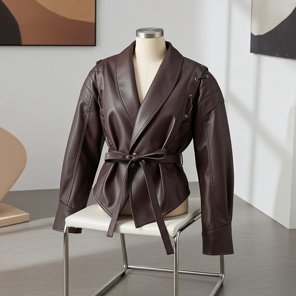 Classic Brown Leather Jacket