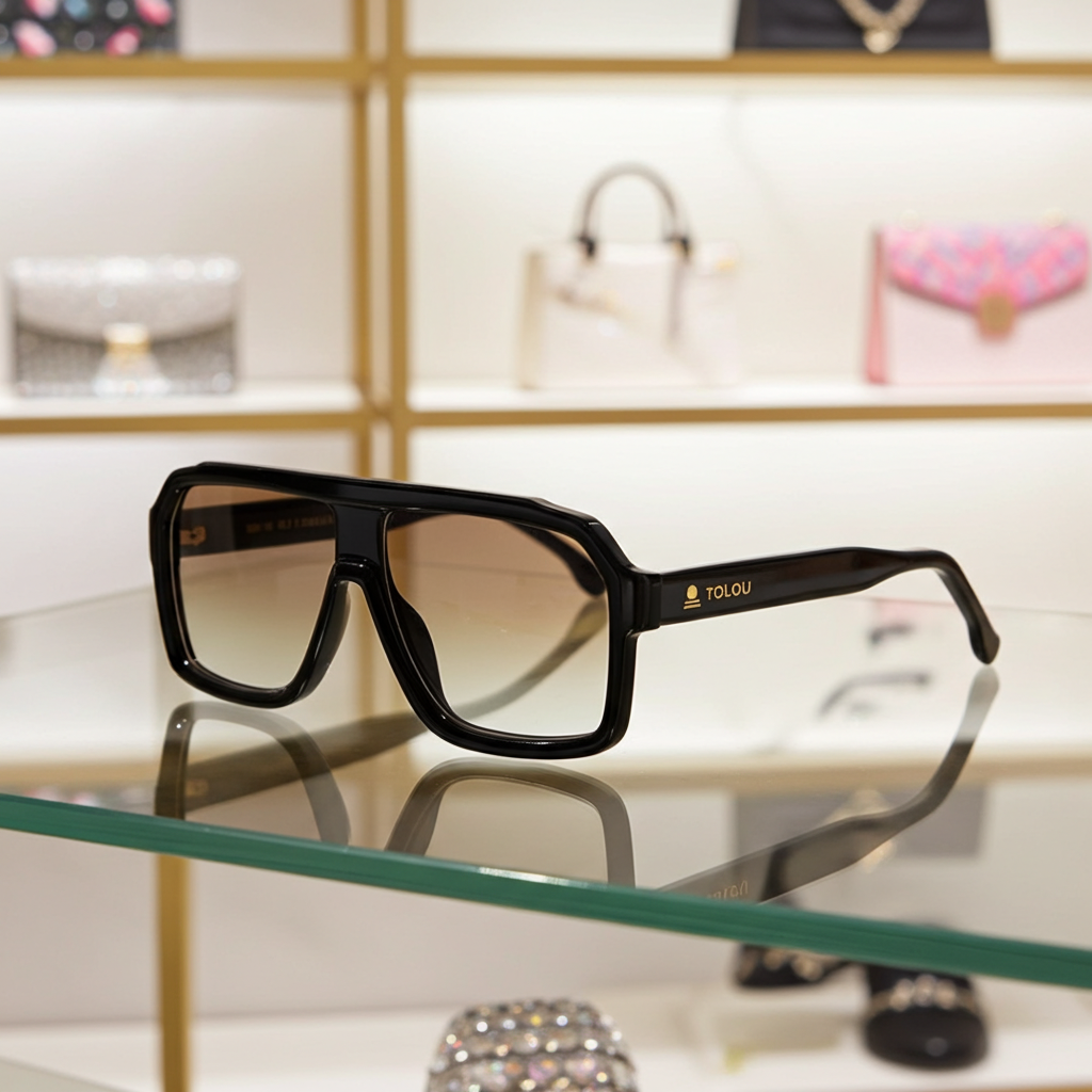 TOLOU Gradient Shield Sunglasses