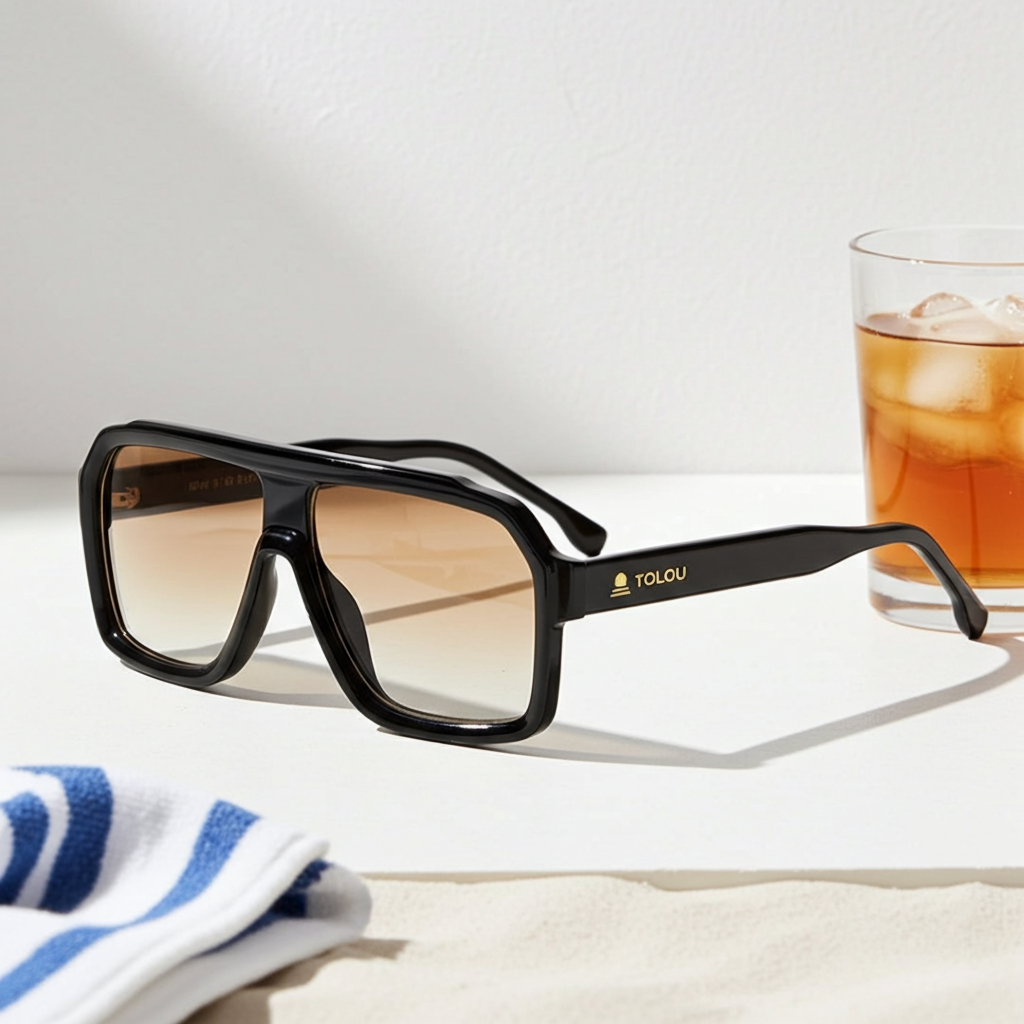 TOLOU Gradient Shield Sunglasses