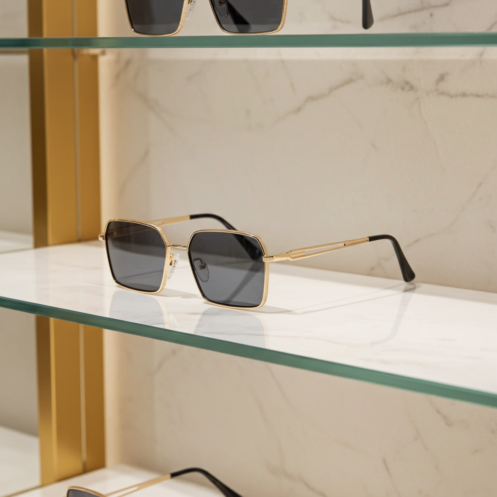 TOLOU Classic Square Sunglasses