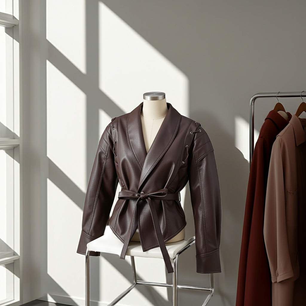 Classic Brown Leather Jacket