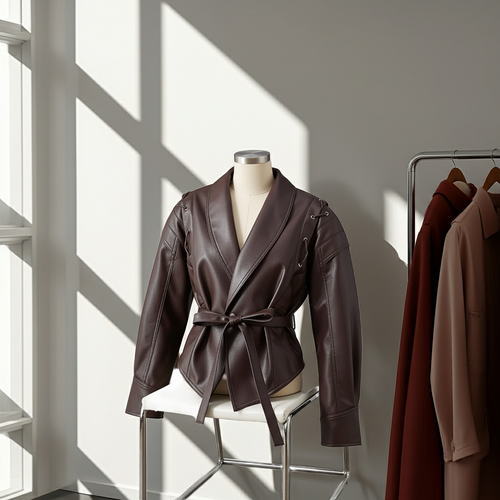Classic Brown Leather Jacket
