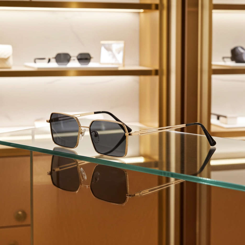 TOLOU Classic Square Sunglasses