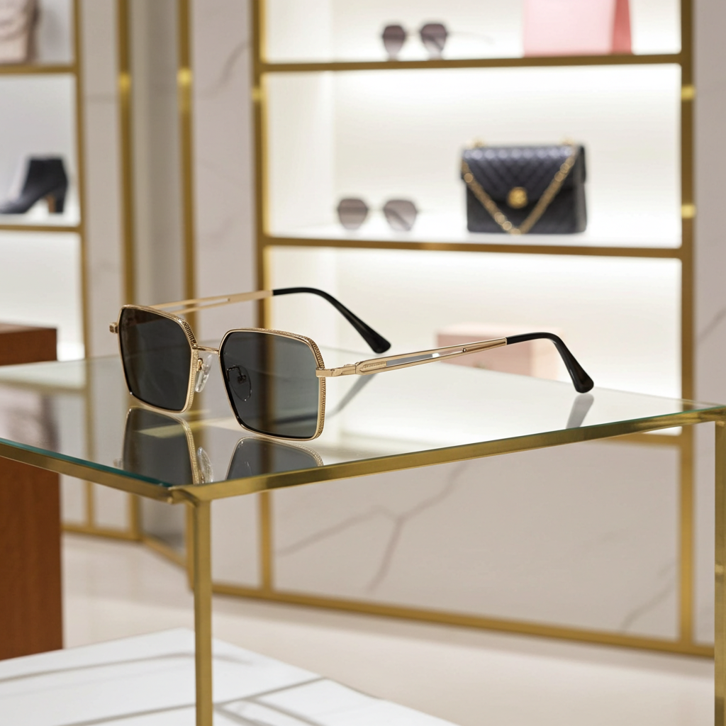 TOLOU Classic Square Sunglasses