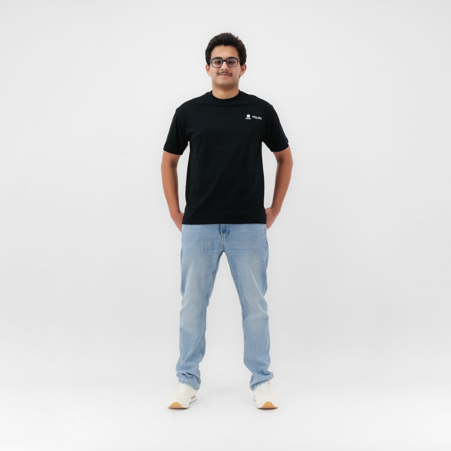 Black Astronaut Graphic T-shirt