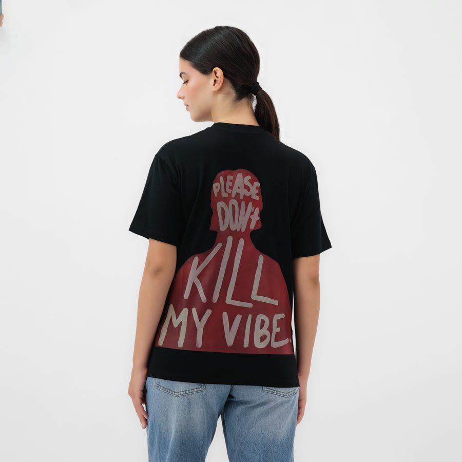 Graphic Statement Black Unisex T-Shirt