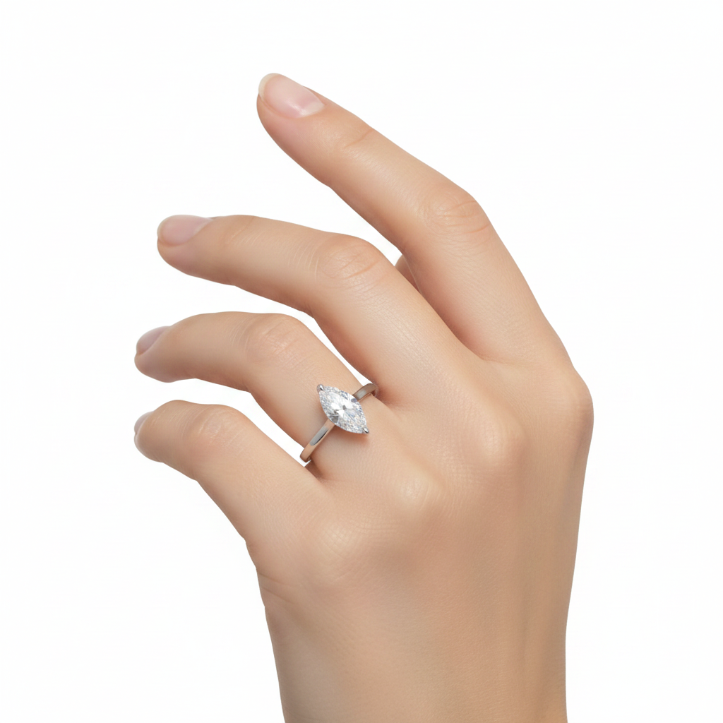 Swarovski Marquise in Sterling Silver