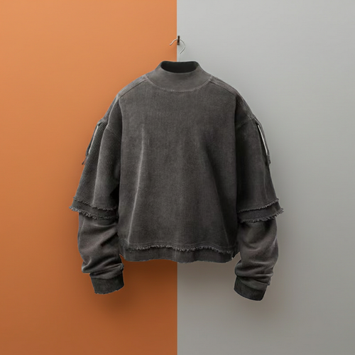 Avant-Garde Oversized Sweatshirt