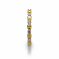Swarovski Gilded Champagne & Clear Tennis Bracelet