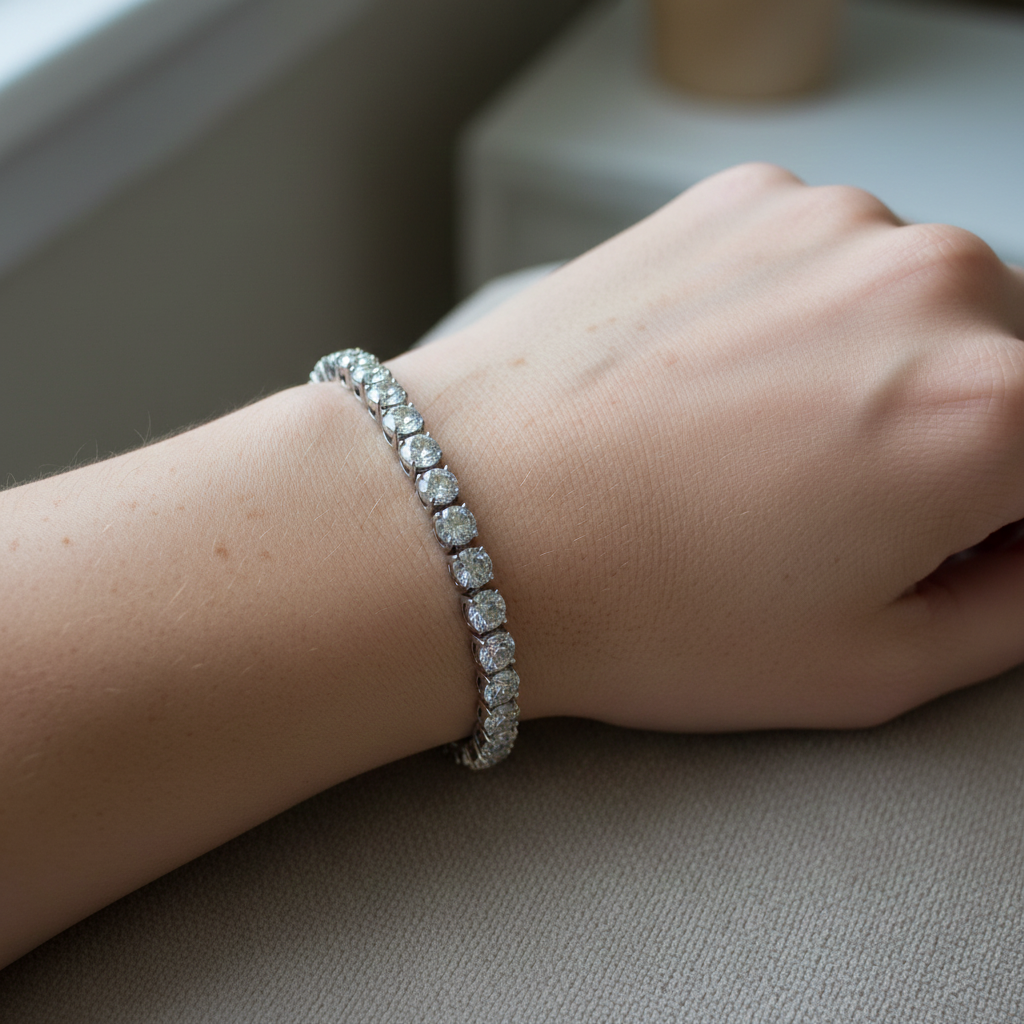 Swarovski Matrix Tennis Round Cut Bracelet