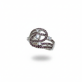 The Stardust Swirl Statement Ring