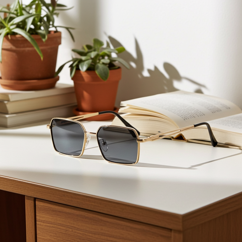 TOLOU Classic Square Sunglasses