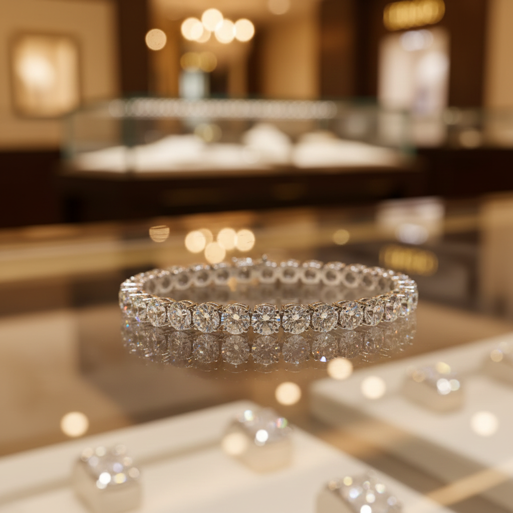 Swarovski Matrix Tennis Round Cut Bracelet