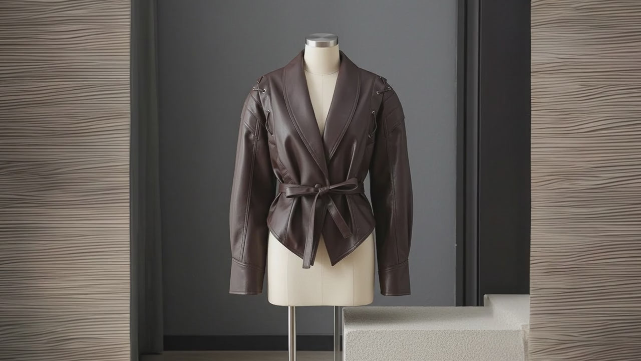 Classic Brown Leather Jacket